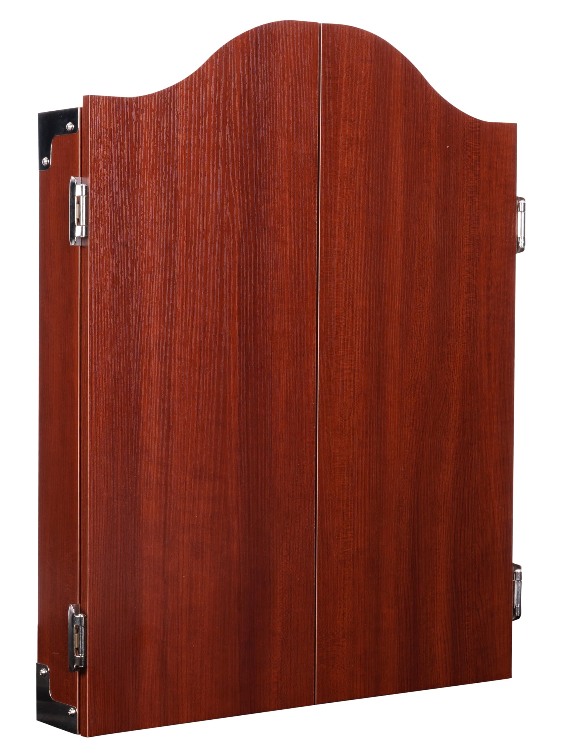 Engelhart - 065017 - Wooden Dart Cabinet + Sisal Dartboard + 2 Sets of 18 g Darts (Oak)