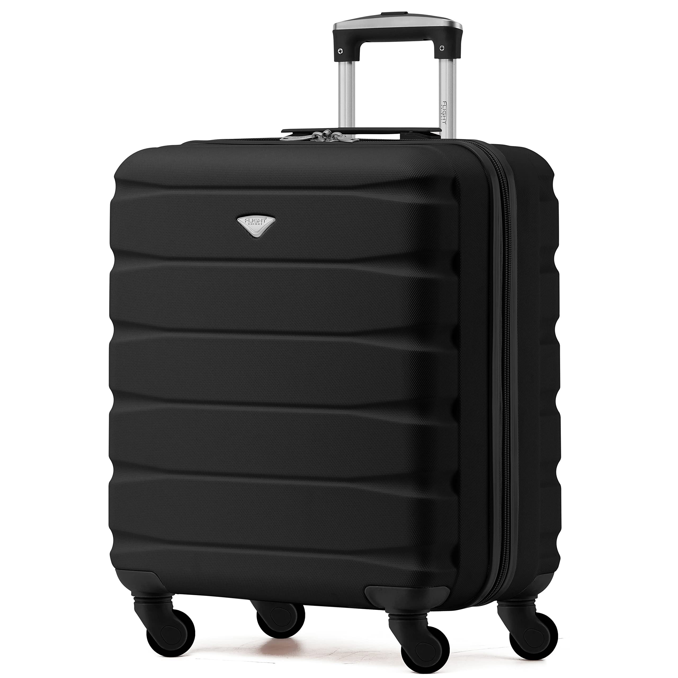 Flight Knight Set of 3 Lightweight 4 Wheel ABS Hard Case Suitcases Cabin & Hold Luggage Options Approved for Over 100 Airlines Including easyJet, British Airways, Ryanair, Jet2 & Many More