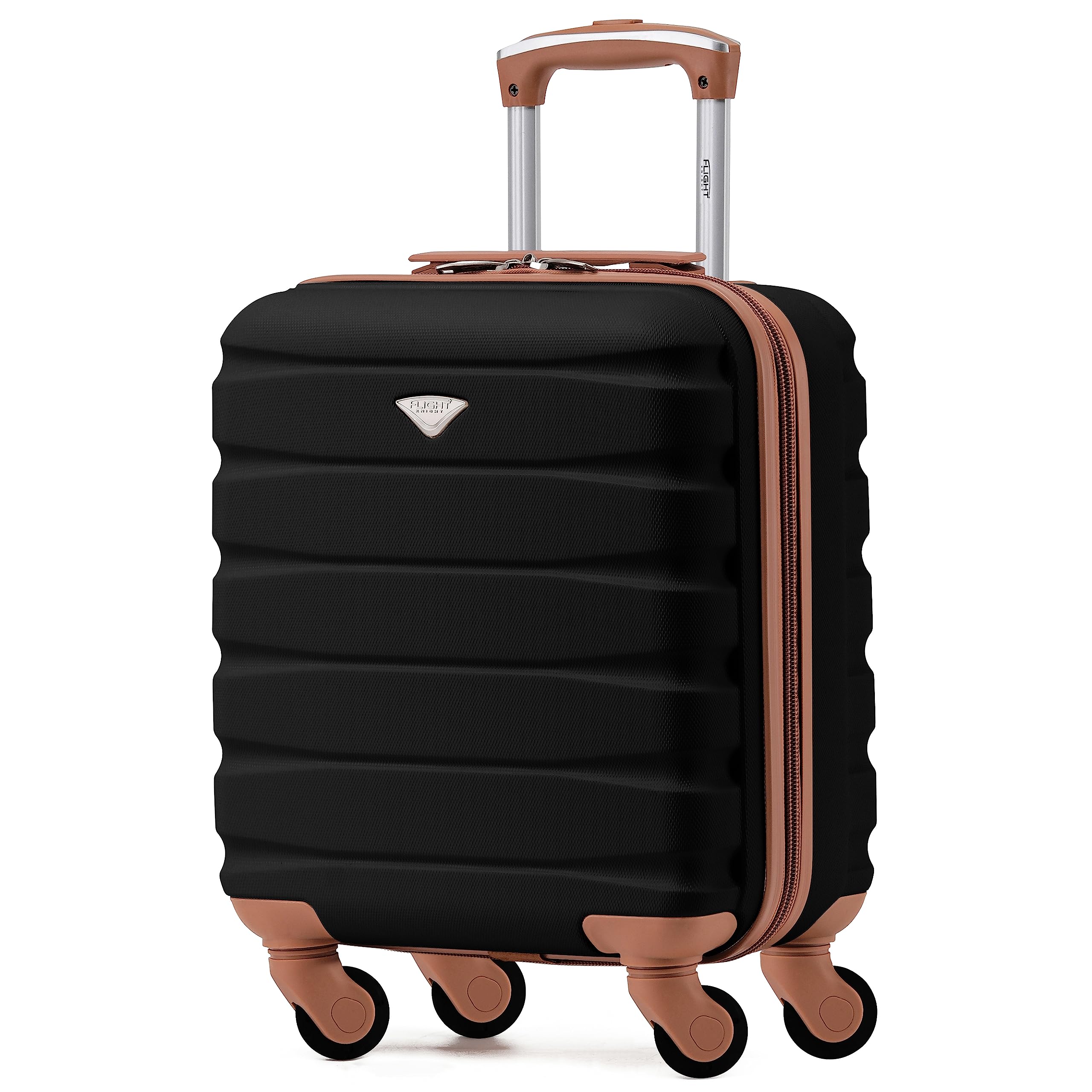 Flight Knight Set of 3 Lightweight 4 Wheel ABS Hard Case Suitcases Cabin & Hold Luggage Options Approved for Over 100 Airlines Including easyJet, British Airways, Ryanair, Jet2 & Many More