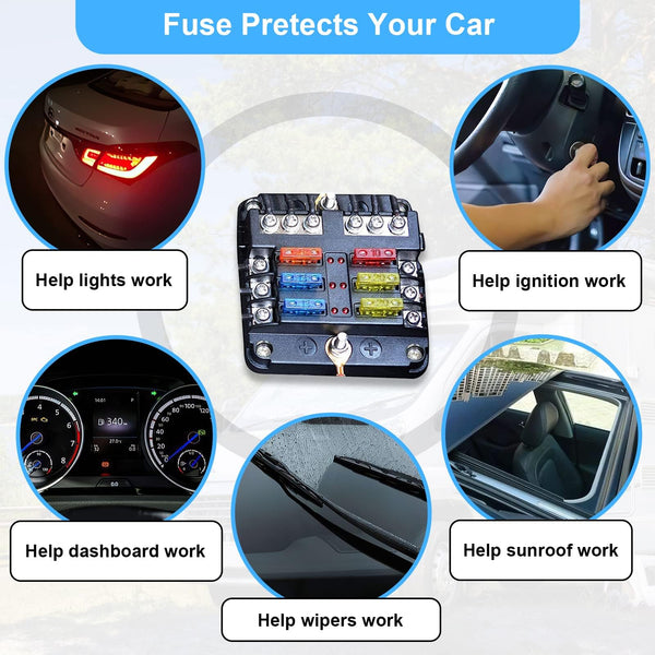 JOREST 300Pcs Car Fuses Assorted Kit, 160 Mini Blade Fuses Automotive + 90 Standard Mixed Fuses + 50 Micro Fuse Set + Fuse Puller – for RV Truck Motorcycle(2Amp 3A 5A 7.5A 10A 15A 20A 25A 30A 35A 40A)