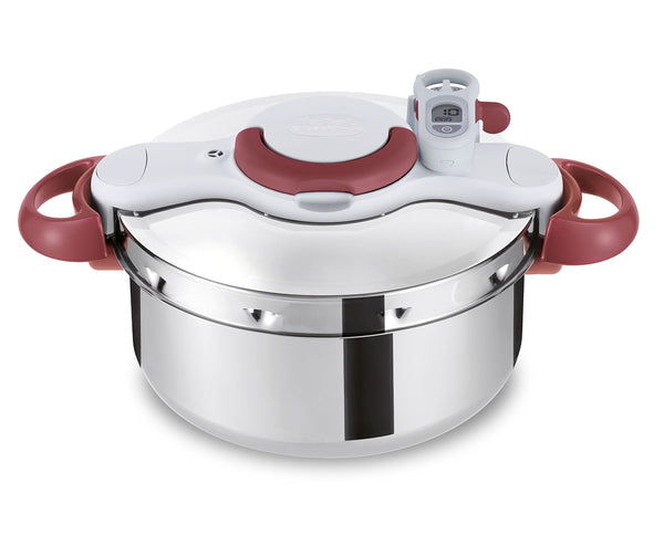 Tefal Secure 5 Neo Stainless Steel Pressure Cooker, 6L, Induction Compatible, Silver, 5 Safety Devices, Dishwasher Safe Pot, Durable and Easy to Use, P2530738