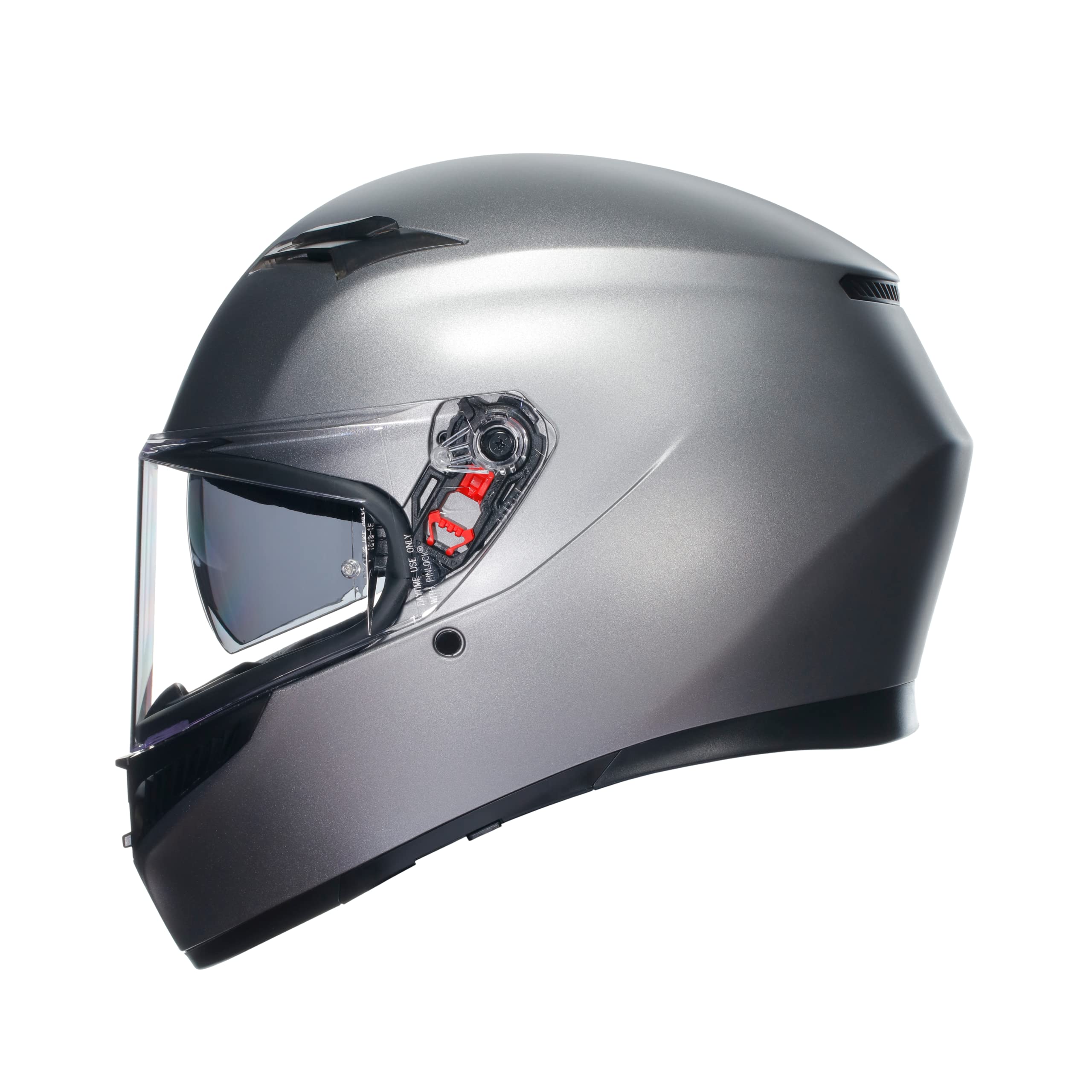 AGV K3 Full Face ECE 22.06 Motorcycle Helmet - Plain, Matt Black