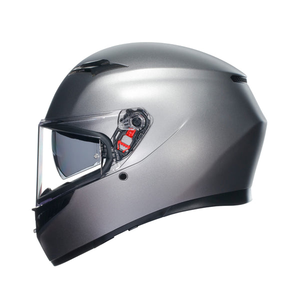 AGV K3 Full Face ECE 22.06 Motorcycle Helmet - Plain, Matt Black