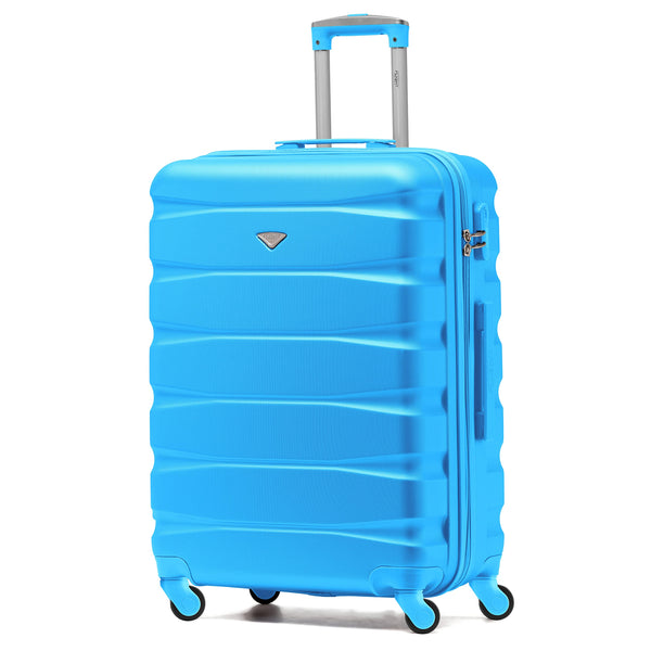Flight Knight Set of 3 Lightweight 4 Wheel ABS Hard Case Suitcases Cabin & Hold Luggage Options Approved for Over 100 Airlines Including easyJet, British Airways, Ryanair, Jet2 & Many More