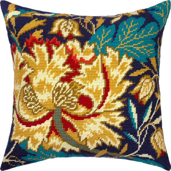 Brvsk Tulip. Needlepoint Kit w/Printed Tapestry Canvas (40 ? 40 cm) ? Needlepoint Cushion Kit for Creative Home D?cor ? Needlework Kit for Adult
