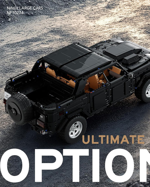 Nifeliz L002 OFF-ROAD Truck Model Car Building Set, 1:8 Scale Collectible Off-road Gift for Adults and car lovers, Technical Truck to Build or Display (3983 PCS, NF10274)
