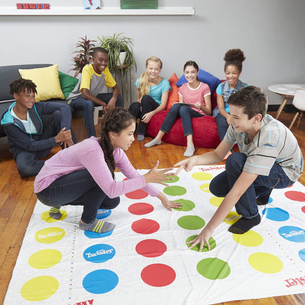 Hasbro Gaming Twister Ultimate: Bigger Mat, More Coloured Spots, Family, Kids Party Game Age 6+; Compatible with Alexa (Amazon Exclusive)