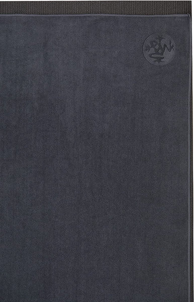 Manduka Unisex Equa Yoga Towel Mat, Thunder, Standard