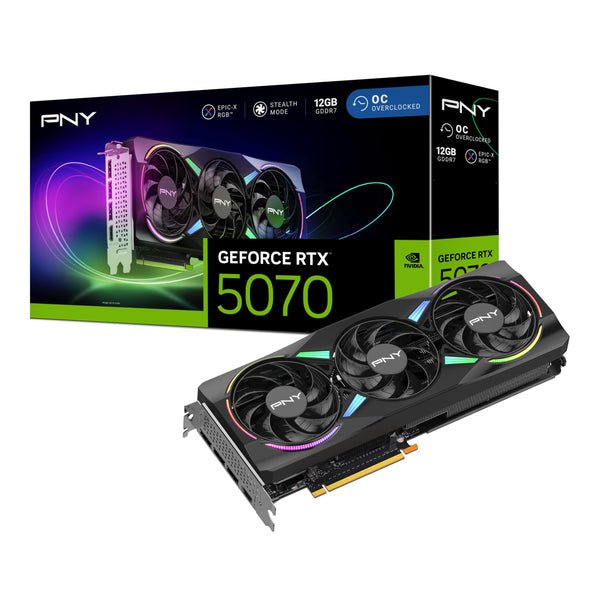 PNY GEFORCE RTX™ 5060 Ti 8GB ARGB Overclocked Triple Fan DLSS 4