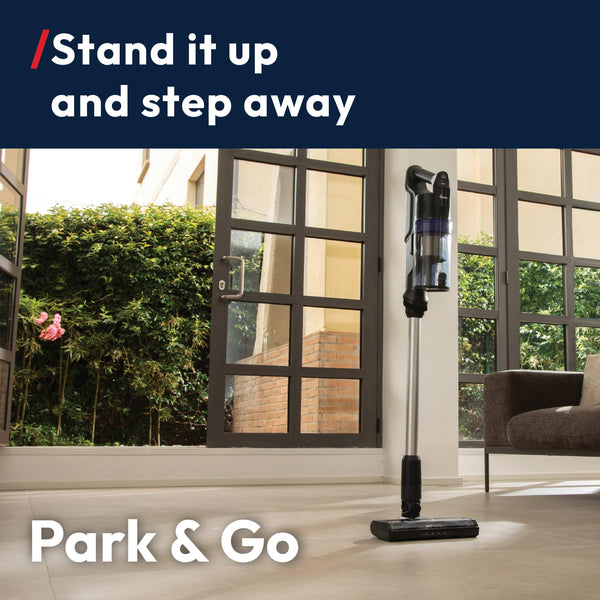 Hoover HF1 Plus Cordless Stick Vacuum Cleaner with Turbo Suction Mode, Up to 45 Min Runtime, Rechargable, Multi-Floor Nozzle, Anti Hair Wrap, Handheld Capability, 165w [HF1PZ10H]