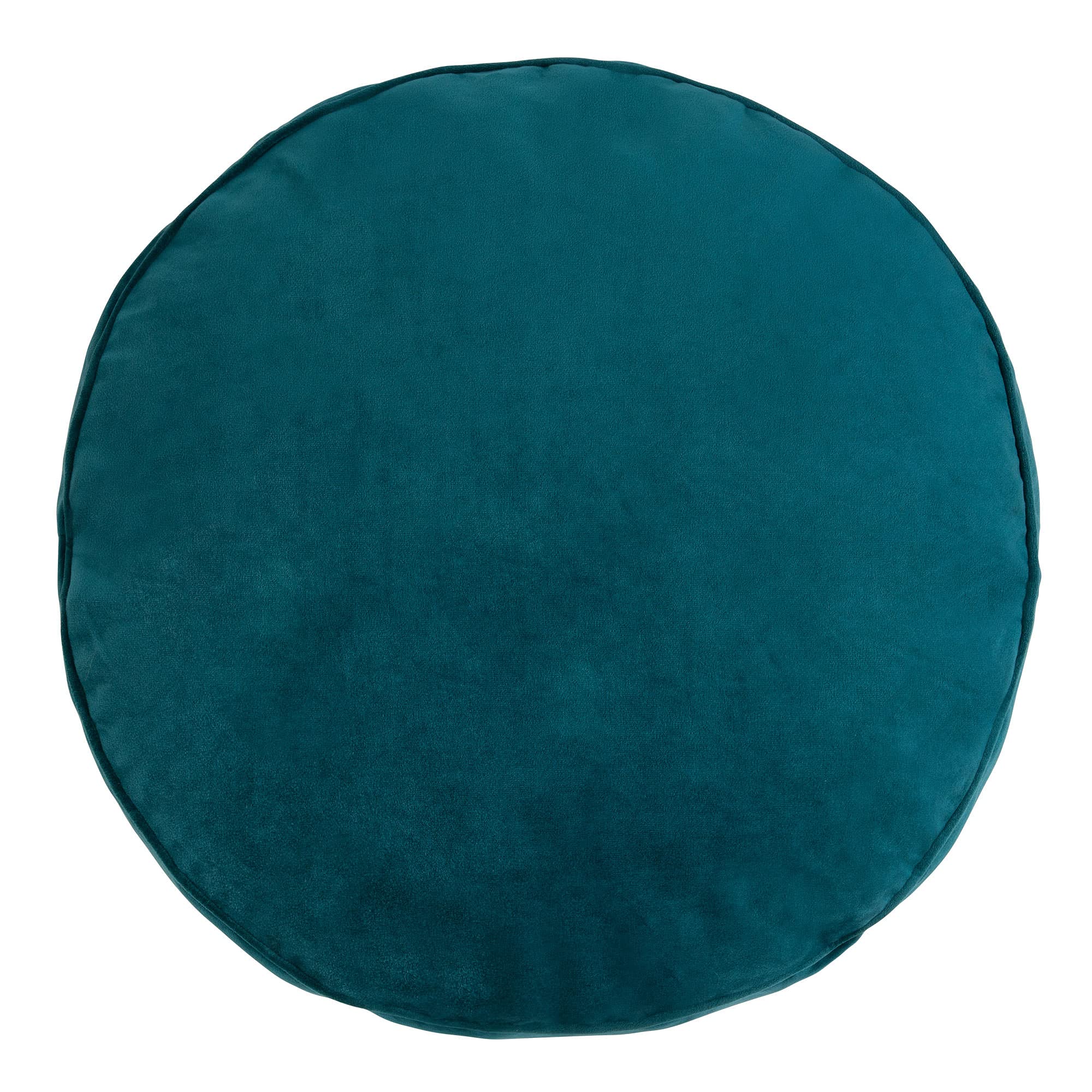 icon Milano Velvet Bean Bag Pouffe, Teal Green, Large Pouffe Footstool with Filling Included, Footrest, Bedroom, Living Room, Living Room Furniture