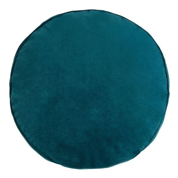 icon Milano Velvet Bean Bag Pouffe, Teal Green, Large Pouffe Footstool with Filling Included, Footrest, Bedroom, Living Room, Living Room Furniture