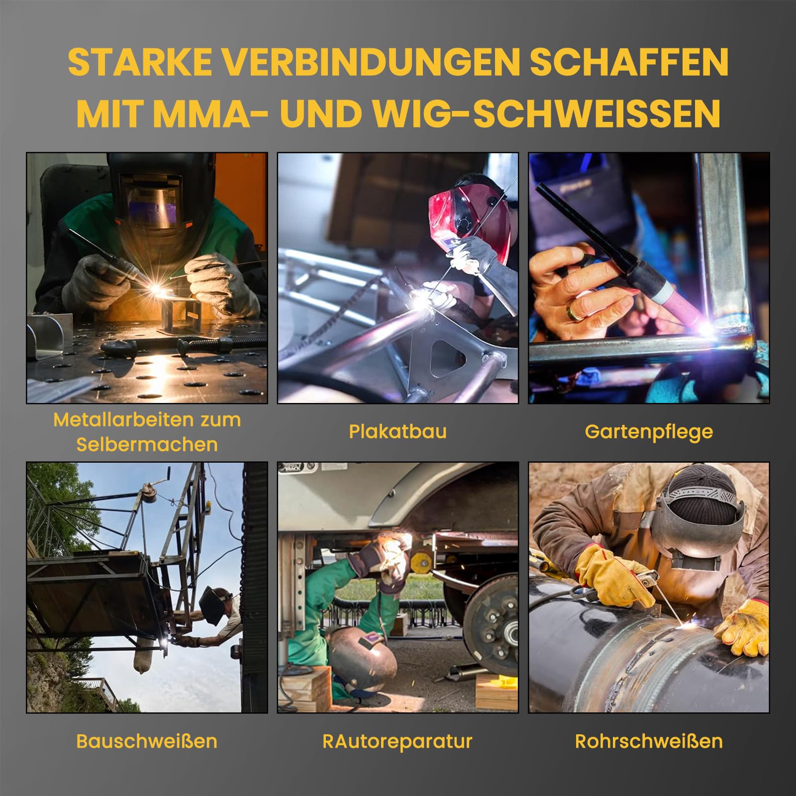 SSIMDER Tig Welder TIG-200 220V TIG MMA 2 in 1 Welding Machine Stick Arc Welding DC IGBT Inverter Welder Machine for Metal Fabrication/Automotive/DIY/Workshops,Best for Beginner