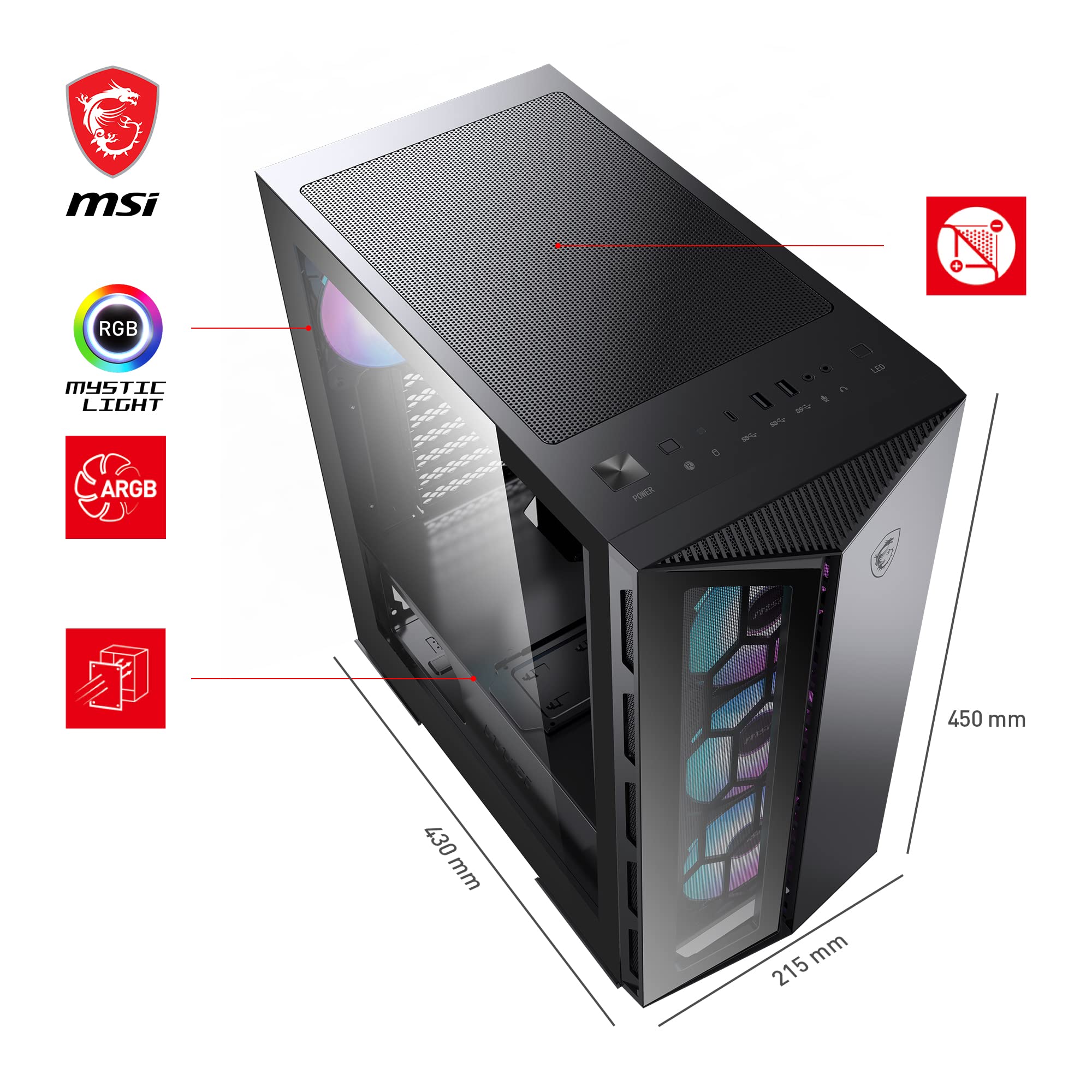 MPG VELOX 100P AIRFLOW