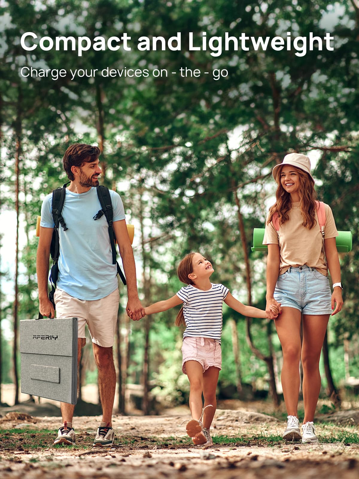 AFERIY Portable Power Station 2400W, 2048Wh Solar Power Station Control Via App, 13 Output Ports, 4 Input Ways, 3x 230V AC Outlets, LiFePO4 Battery, Solar Generator for Travel/Camping/Home Backup