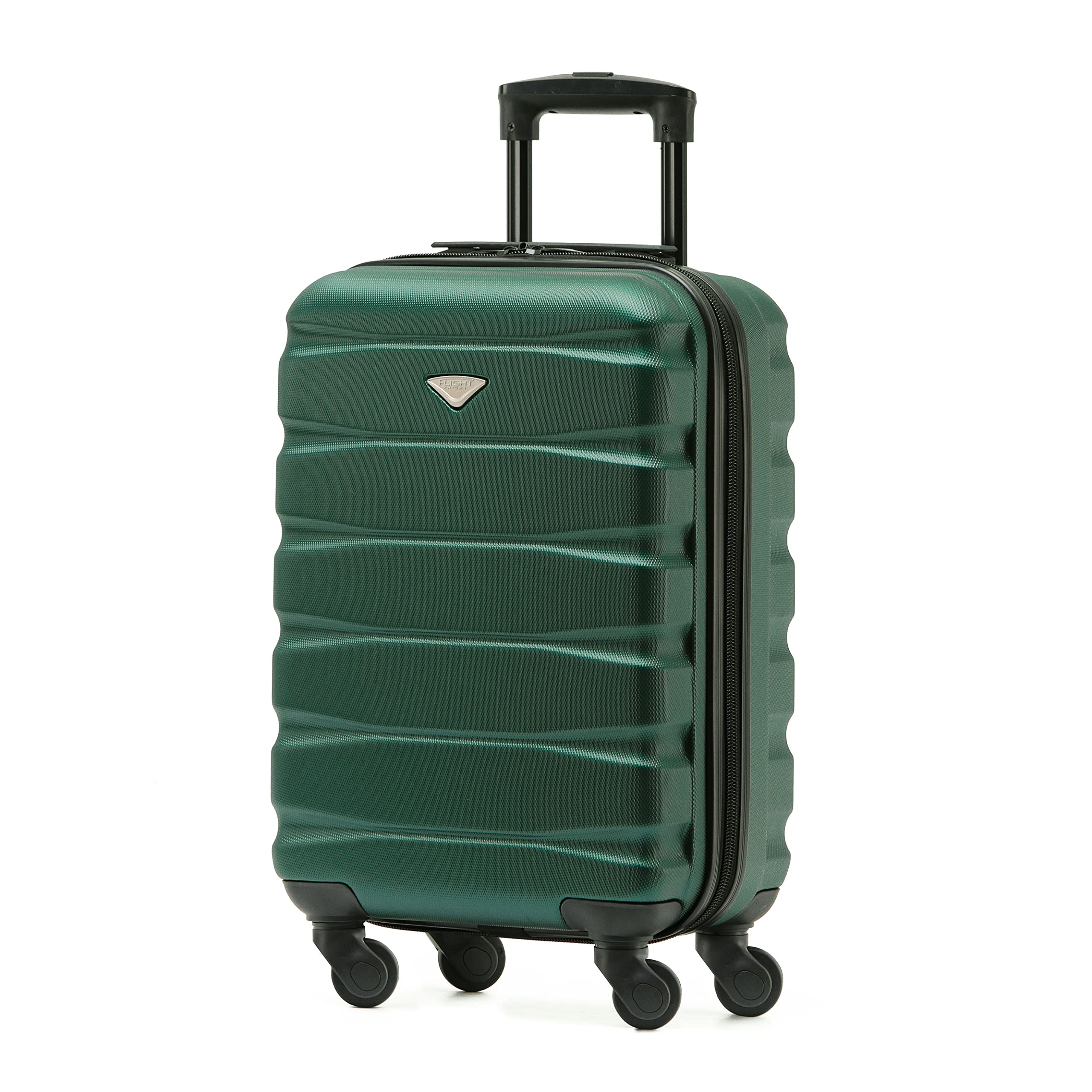 Flight Knight Set of 3 Lightweight 4 Wheel ABS Hard Case Suitcases Cabin & Hold Luggage Options Approved for Over 100 Airlines Including easyJet, British Airways, Ryanair, Jet2 & Many More