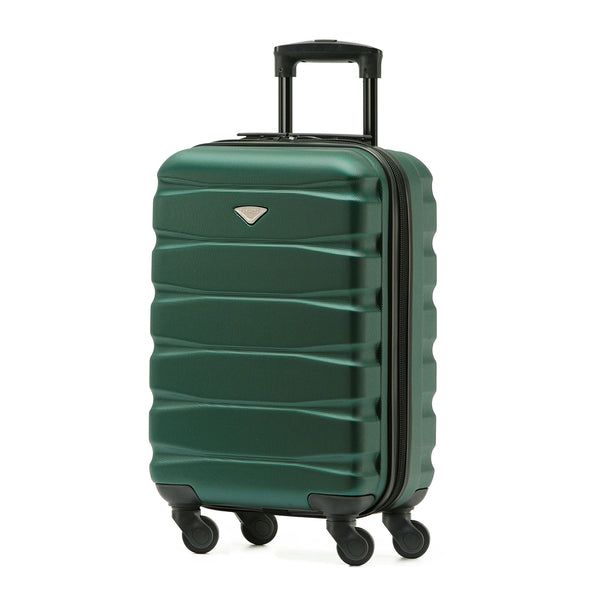 Flight Knight Set of 3 Lightweight 4 Wheel ABS Hard Case Suitcases Cabin & Hold Luggage Options Approved for Over 100 Airlines Including easyJet, British Airways, Ryanair, Jet2 & Many More