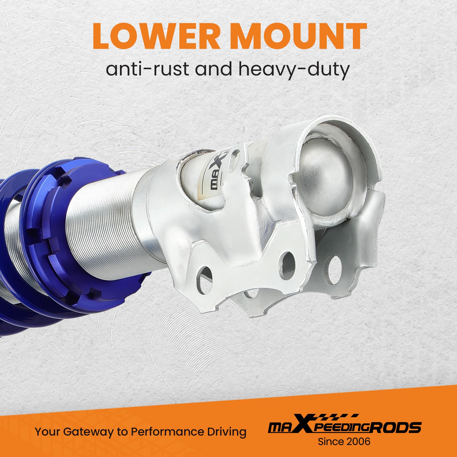 maXpeedingrods Coilovers for Golf Mk2 (19E) for Golf Mk3 (1H/1E) for Jetta Mk2 (19E) for Jetta/Vento Mk3 (1H)- Blue