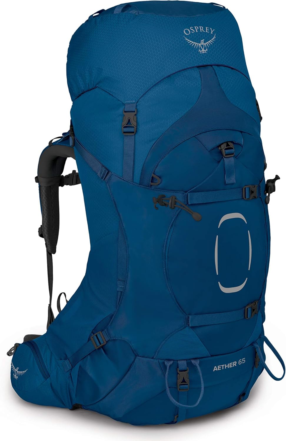 Osprey Aether 65 Men's Backpacking Pack Deep Water Blue - S/M