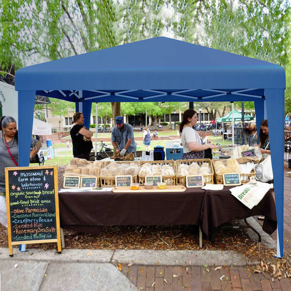 YITAHOME 3x3Meter Instant Heavy Duty Pop Up Gazebo, Folding Garden Camping Party Tent Canopy Marquee with Roller Bag