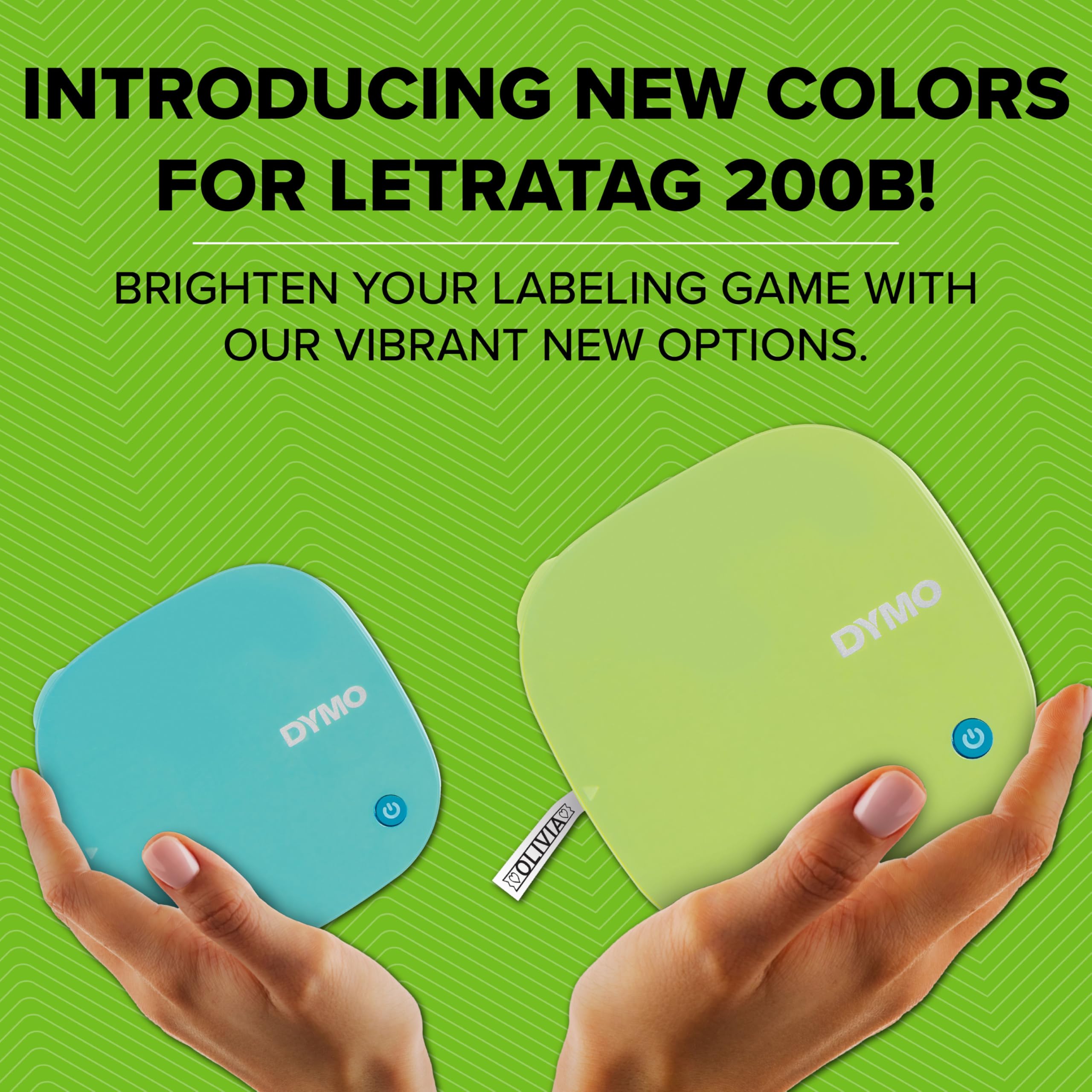 Dymo LetraTag 200B Bluetooth Label Maker | Compact Label Printer | Connects Through Bluetooth Wireless Technology to iOS and Android | Includes 1 White Paper Label Tape | Black