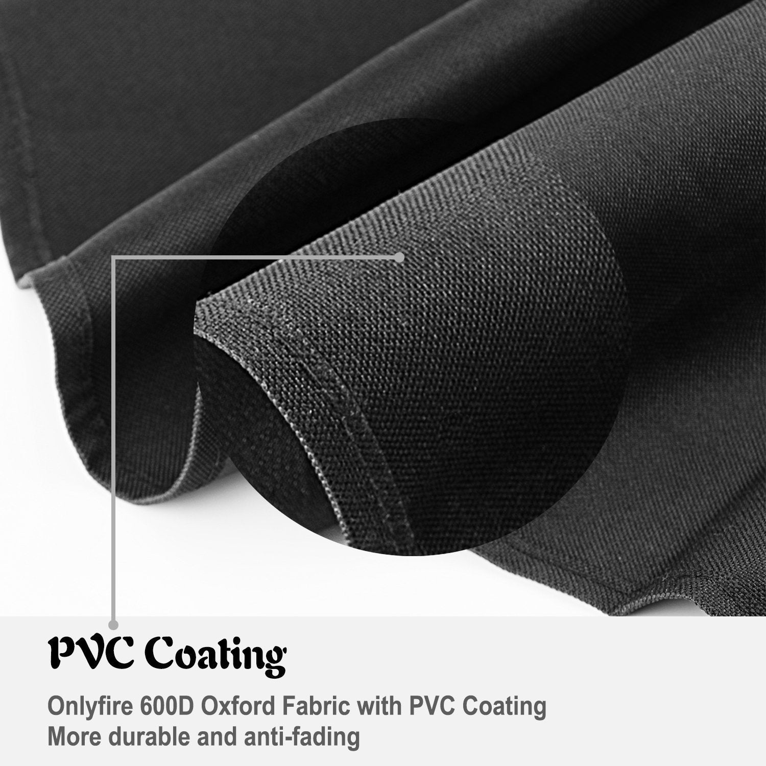 Onlyfire 7130 Upgraded Barbecue Cover 58-inch Waterproof Outdoor Grill Cover For Weber Genesis & II & II LX 300 (147L x 63W x 113H CM), Rip-Proof, UV