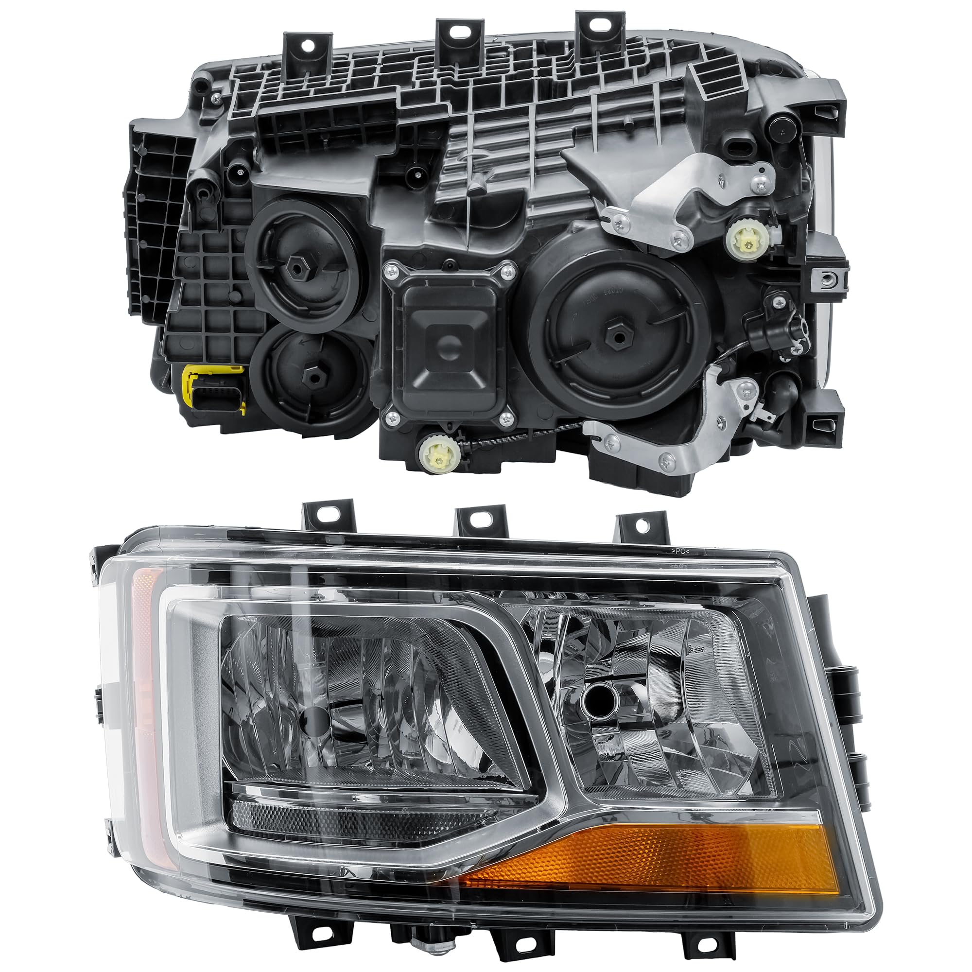 LONGLING Replacement Driver Right Side O/S Headlight Head Lamp Electric Adjustment for SCANIA Truck P G R S Series