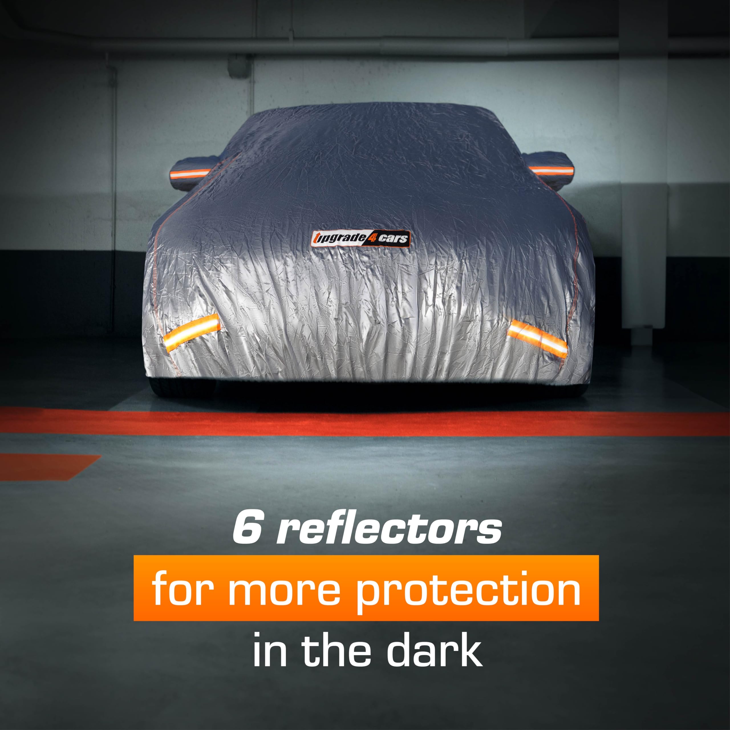Upgrade4cars Outdoor Car Cover waterproof & breathable | Universal Full Garage for all Seasons | Car - XXL (225 * 80 * 47 inch)