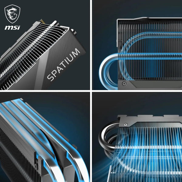 MSI SPATIUM S270 SSD 480GB - SATA 3 2.5" Solid State Drive, 500MB/s Read & 450MB/s Write, 3D NAND, Built-In Data Security, MSI Center - 5 Year Warranty (250 TBW)