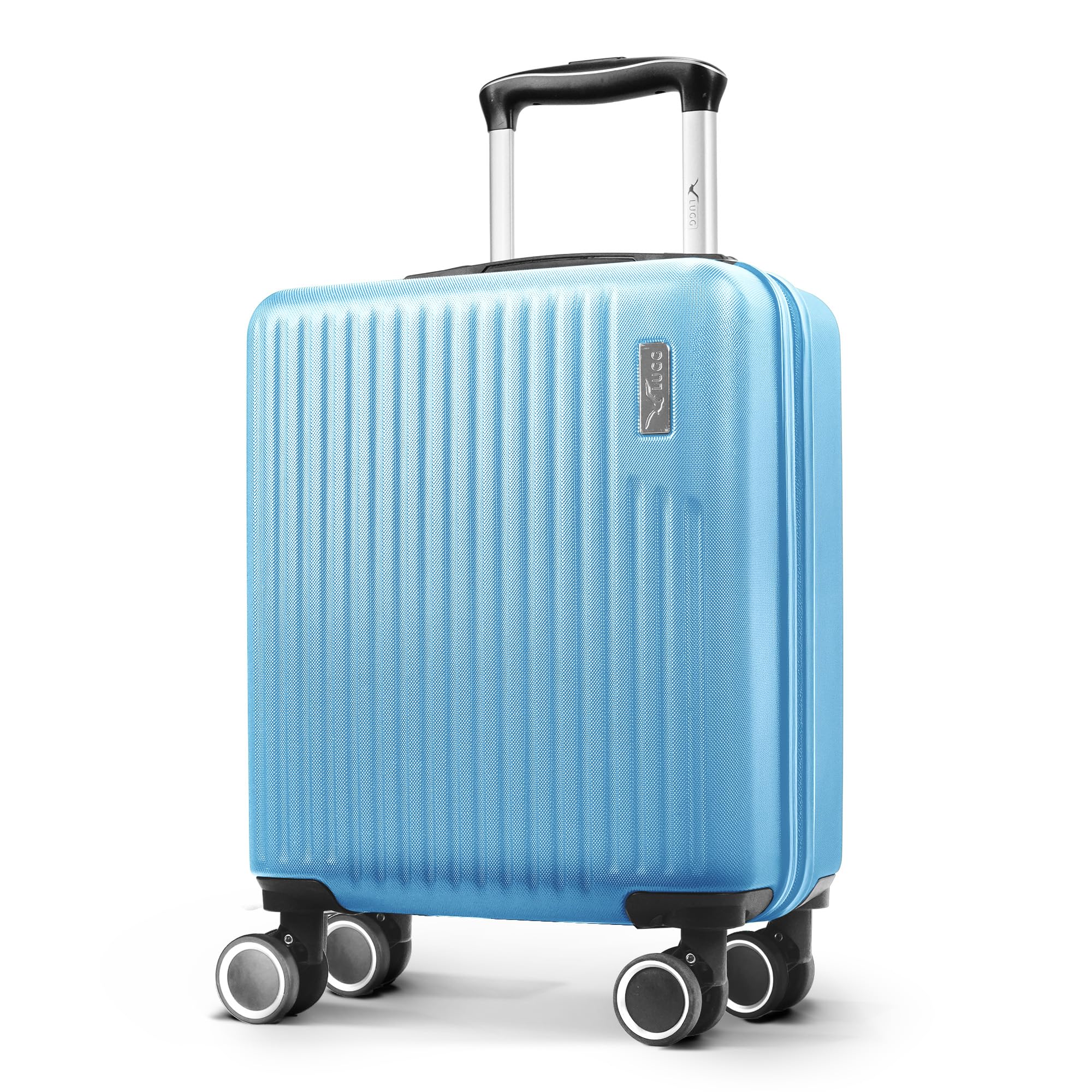LUGG 15 Inch Vacay Cabin Case - 45x36x20 cm, Airline Approved Carry On Suitcase, ABS Lightweight Suitcase, Water Resistant Hard Suit Case with 360° Spinner Wheels, Carry On Bag with TSA Indent Lock