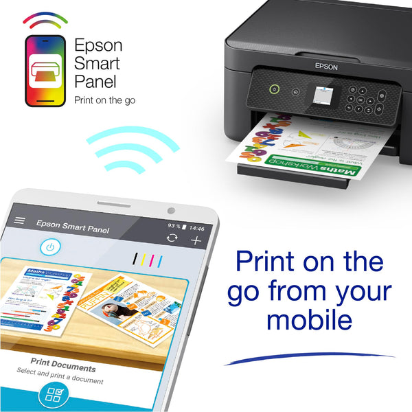 Epson Expression Home XP-4205 3-in-1 Ink Multifunction Printer, Scanner, Copier, WiFi, 1440dpi, Duplex, 2.4 Inch Display, DIN A4, incl. 3 Months Readyprint Flex Trial