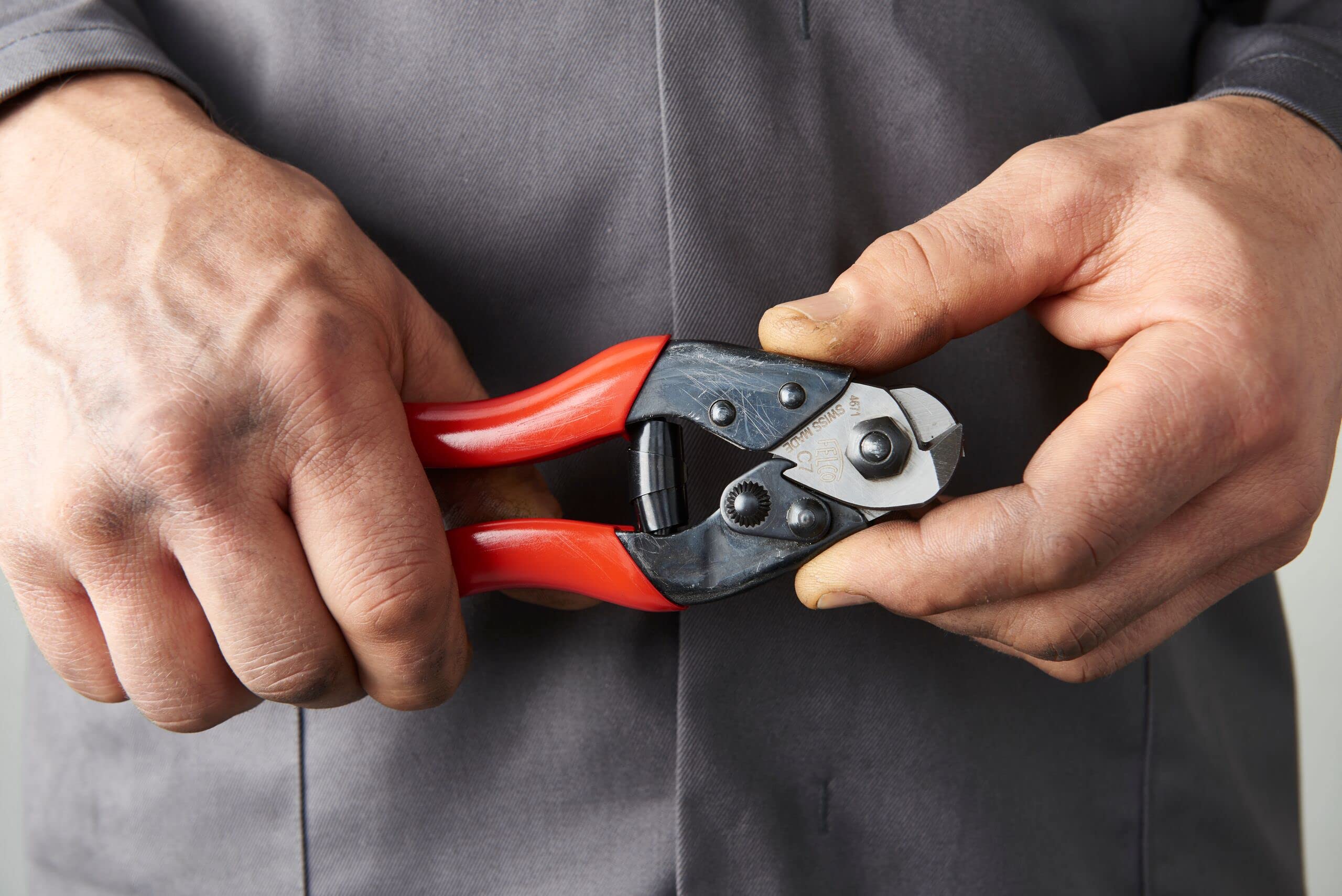 Felco Wire Cutter Model C7 One Handed Operation Triangular Cutting System Cuts 7mm Wire and Cable Without Squashing Dinghy Sailing Rigging Yacht