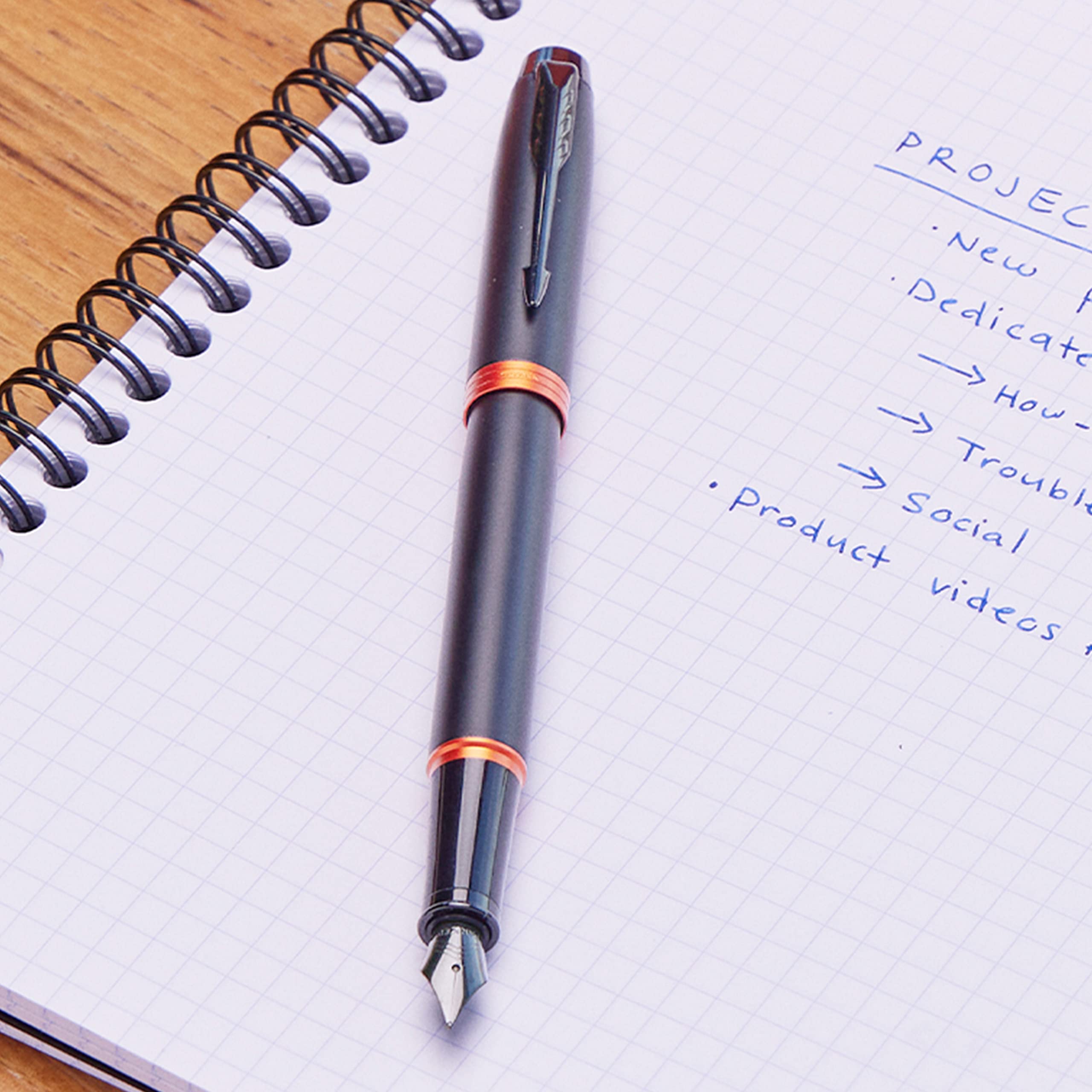 Parker IM Ballpoint Pen | Dark Espresso with Medium Point Blue Ink Refill | Gift Box