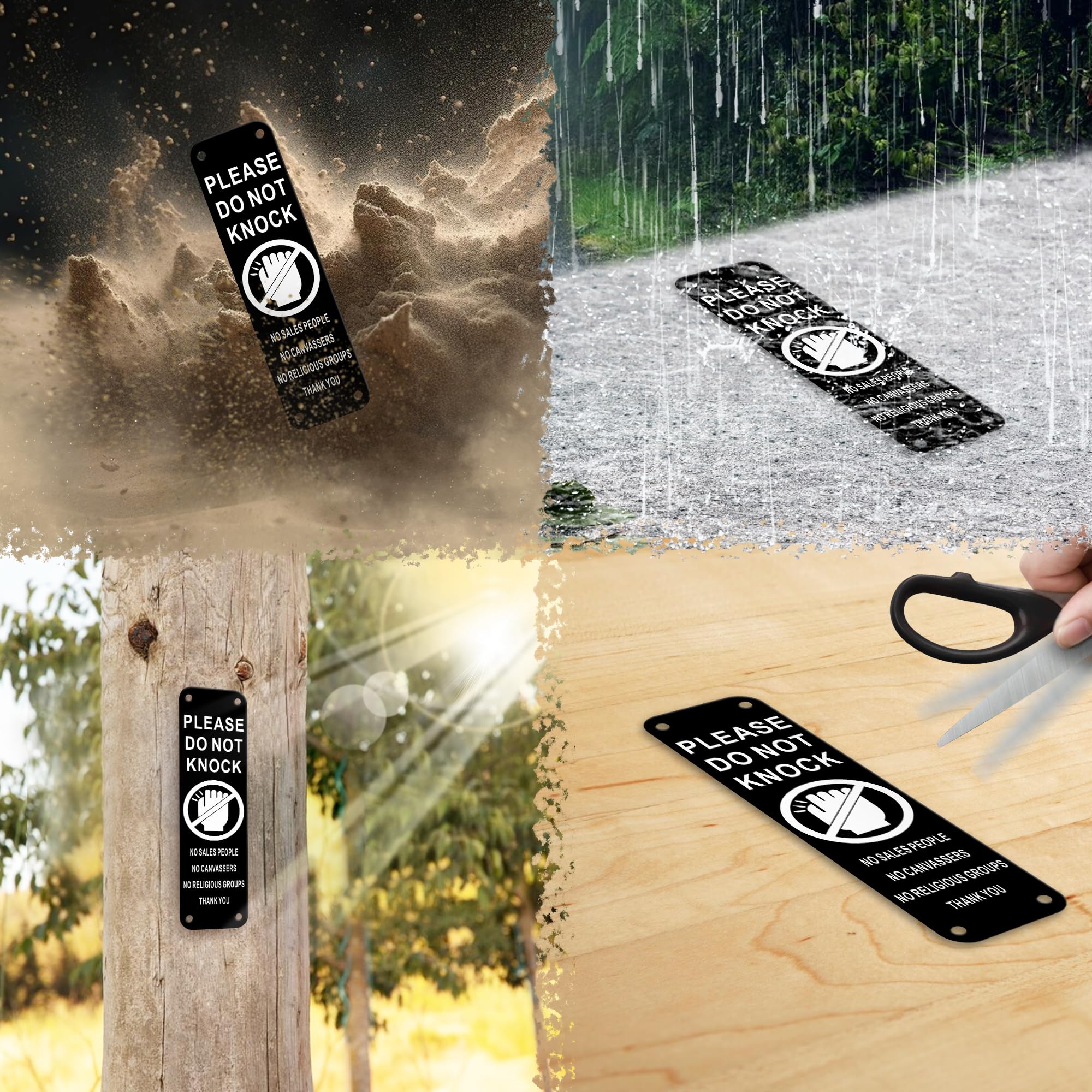 TAKULA Pre-drilled CCTV Sign - 15 * 15cm Aluminium Brushed Metal Sign - 24 HR Outdoor Waterproof, UV Resistant, Durable | Pack of 1