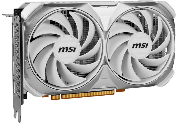 MSI GeForce RTX 4060 VENTUS 2X WHITE 8G OC Gaming Graphics Card - 8GB GDDR6X, PCI Express Gen 4, 128-bit, 3x DP v 1.4a, HDMI 2.1a (Supports 4K & 8K HDR)