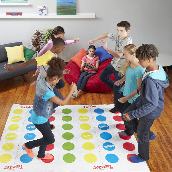 Hasbro Gaming Twister Ultimate: Bigger Mat, More Coloured Spots, Family, Kids Party Game Age 6+; Compatible with Alexa (Amazon Exclusive)