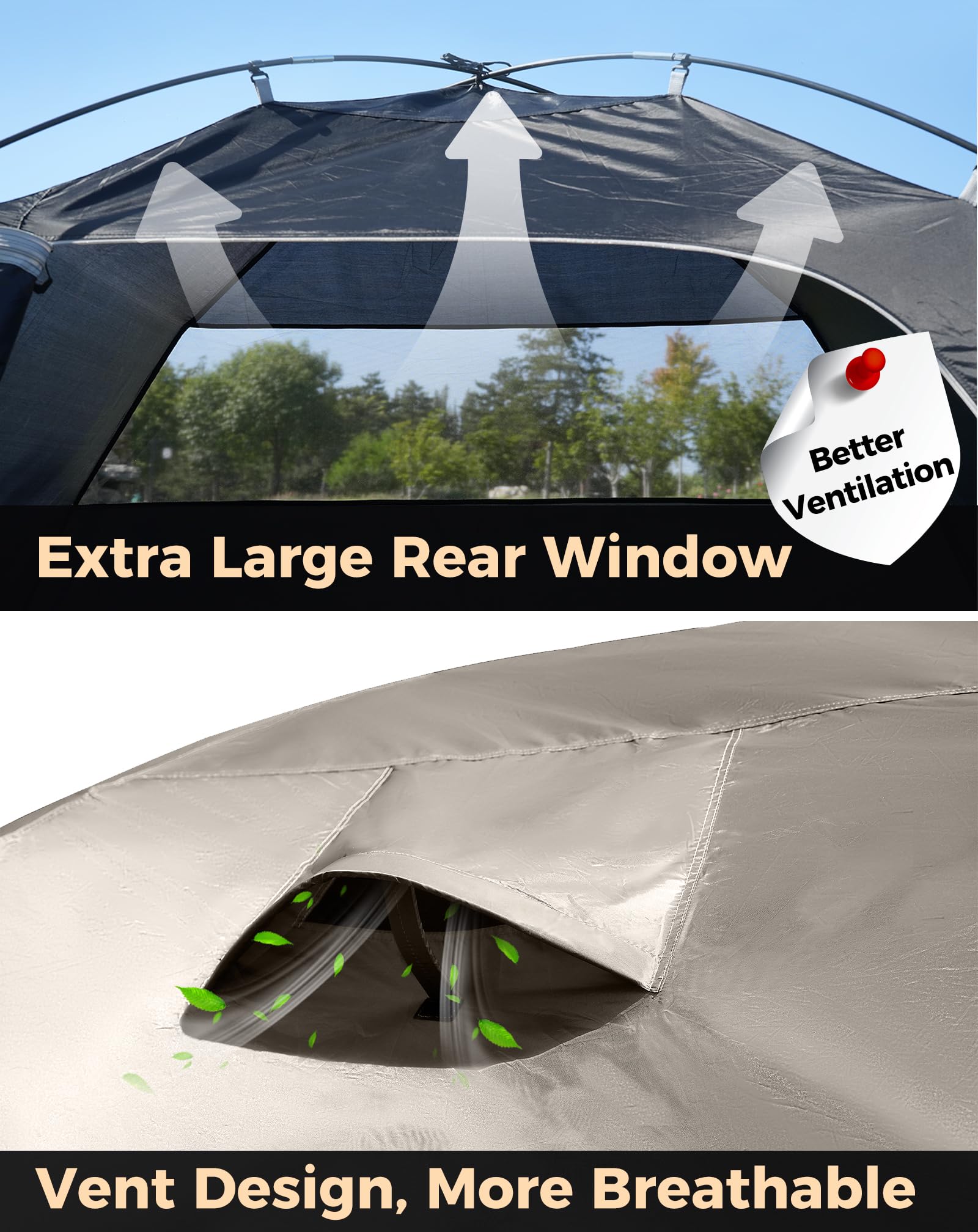 KingCamp Camping Tent for 4 Man, Ultralight Waterproof Dome Tent, Compact and Backpack-Friendly, Ideal Tent for Camping, Trekking and Outdoors