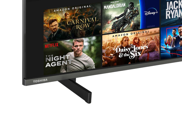 Toshiba UF3F 65 Inch Fire 4K HDR TV, TRU Picture Engine, HDR10, Dolby Vision & Atmos, Sound by Onkyo, DTS Virtual X, Alexa Voice Remote