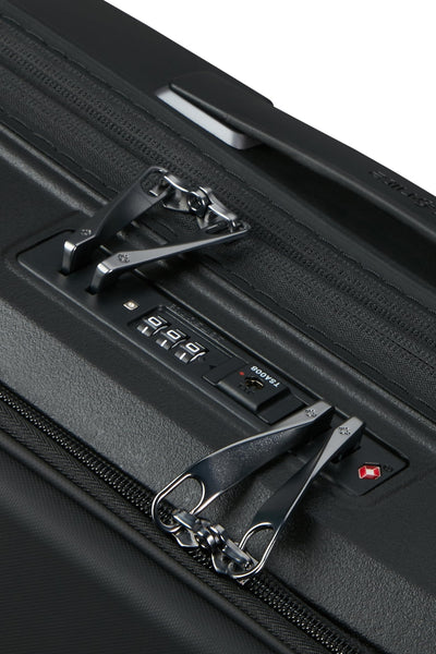 Samsonite Intuo - Spinner M, Expandable Suitcase, 69 cm, 79/87 l, Black (Black)