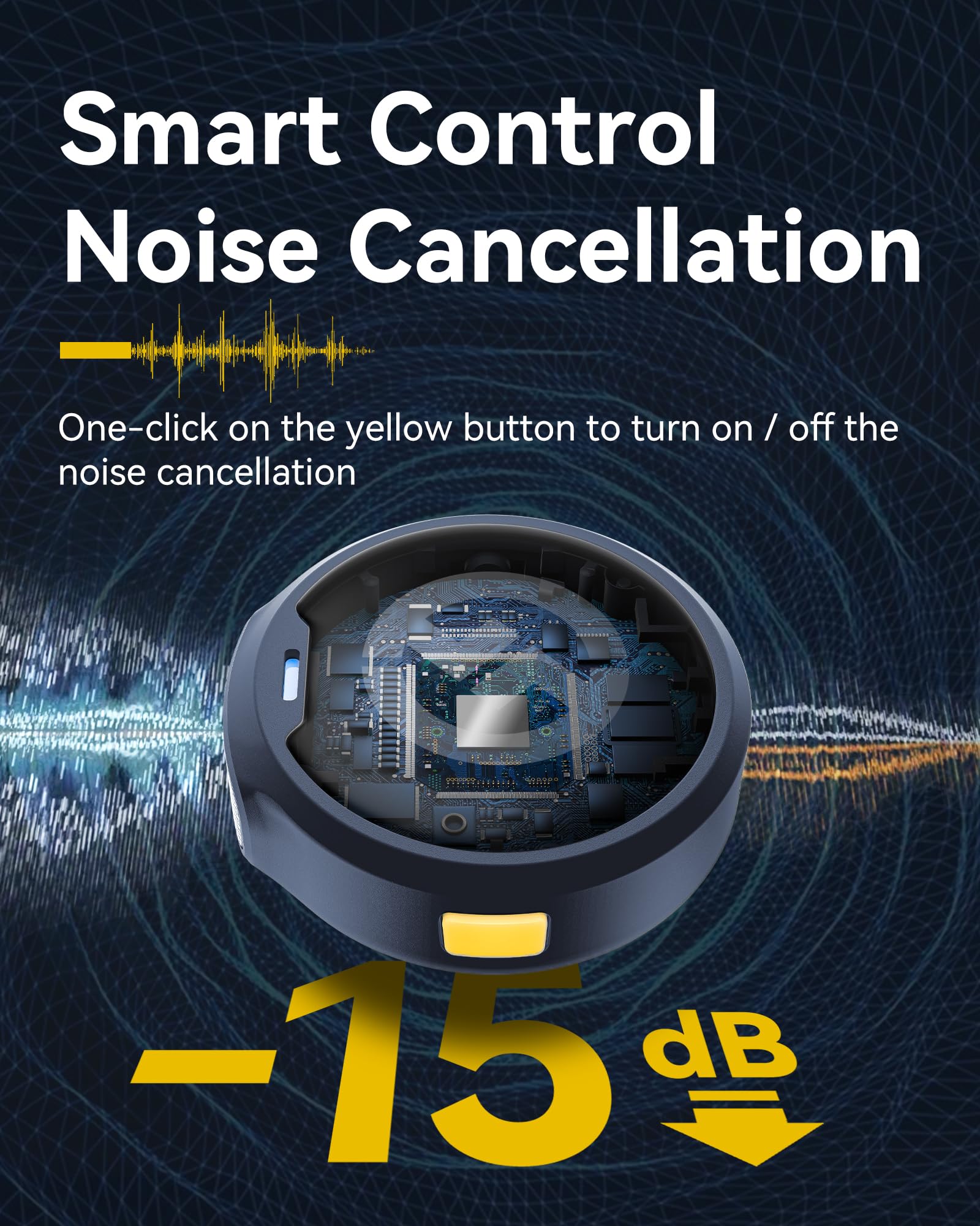 Hollyland Lark M2 Wireless Lavalier Microphone (2TX+1RX) Compatible with Camera, iPhone, Android, PC, 300m LOS Range, Hi-Fi Audio, Noise Cancelling, 40H Duration, Lapel Mic for Livestream Vlog-Black