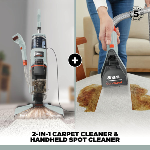 Shark CarpetXpert HairPro Pet Carpet Cleaner with Anti-Clog, Anti-Clump, Anti-Tangle, Removes Stains & Odours from Carpets & Rugs, Includes Deep Clean Pet Formula, 1000W, EX220UK