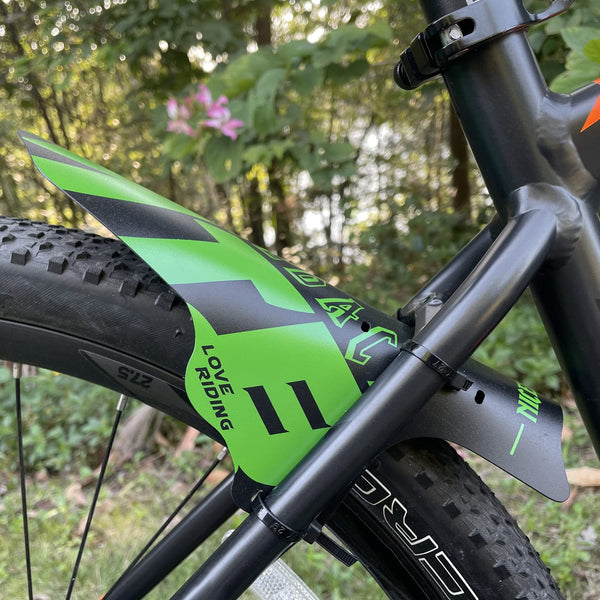 NICEDACK Mudguards Mountain Bike, 2 Pieces Mudguard Fit 20-29 Inch MTB Mudguard Front and Rear Compatible Bicycle Splash Guard