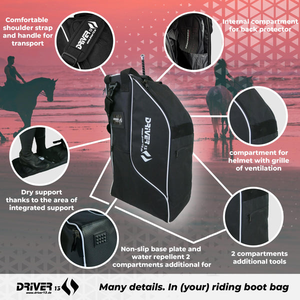 Driver13 ? Riding Boots Bag Deluxe