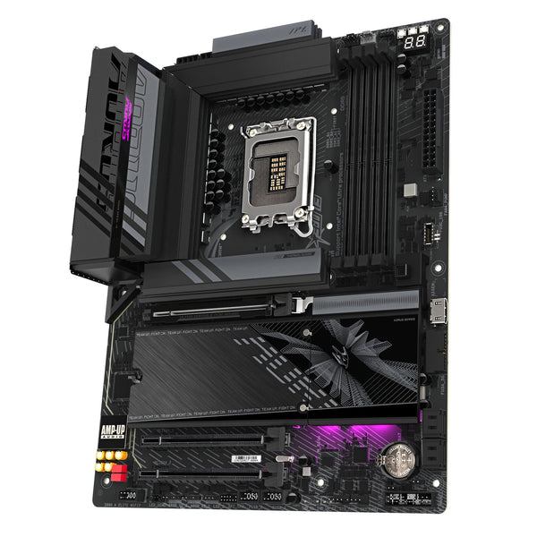 GIGABYTE Z890I AORUS ULTRA Motherboard - Supports Intel Core Ultra (Series 2) CPUs, 8+1+2 phases VRM, up to 8800MHz DDR5 (OC), 1xPCIe 5.0 + 1xPCIe 4.0, Wi-Fi 7, 2.5GbE LAN, Thunderbolt 4