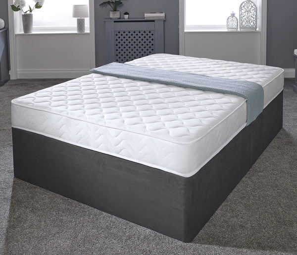 Extreme Comfort Flame Essentials Mattress | 2ft6 Shorty (75cm x 175cm) | Foam-Free Bonnell Spring | Plush Feel | Cooltouch Plus Sleep Surface | 18cm