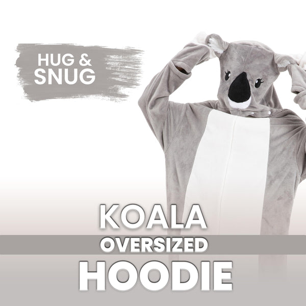 Olivia Rocco Animal Oversized Wearable Blanket Hooded Fleece Hoodie Blankets with Sleeves Soft Warm Extra Long Plush Winter Sweatshirt Loungewear One Size