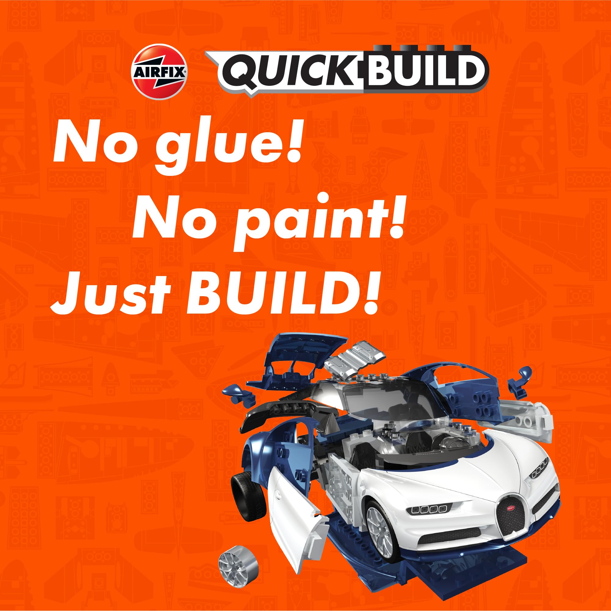 Airfix QUICKBUILD Lamborghini Aventador - Yellow