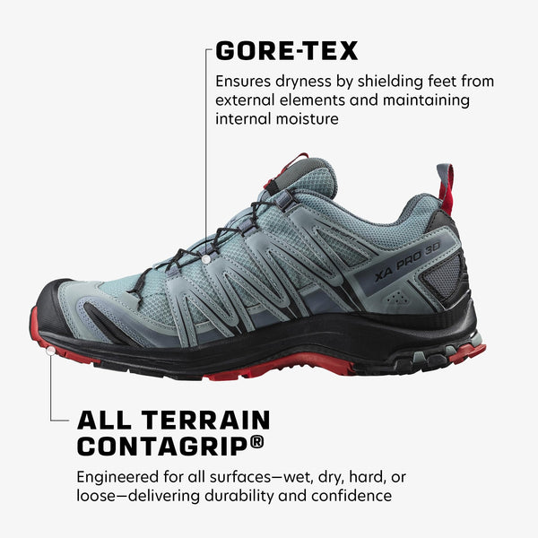 SALOMON Men's Xa Pro 3D Gore-tex Trail Running Shoes