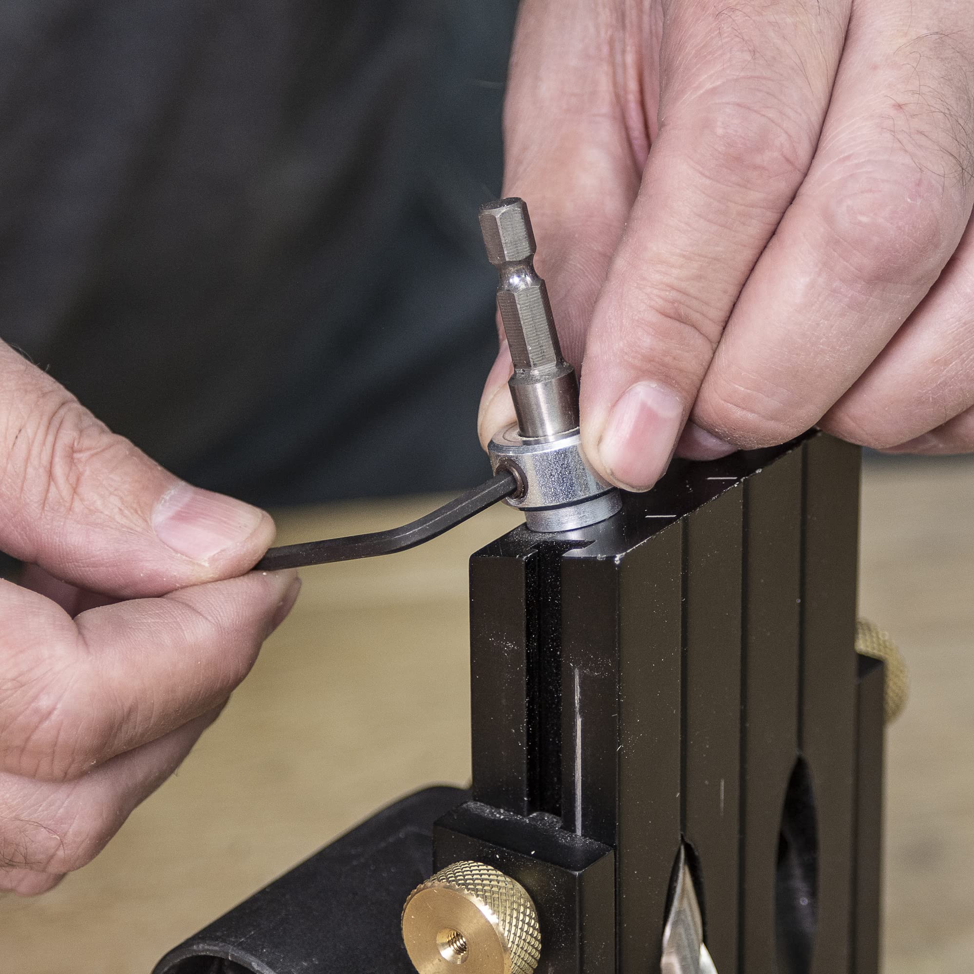 Trend Pocket Hole Jig Pro Kit with Pocket Hole Jig, Support Rods & End Stops, Face Clamp, HSS Drill Bit & Depth Collar, Square Drive Bits, 100 Screws & Storage Case, PH/JIG/AK , 12.7-38mm