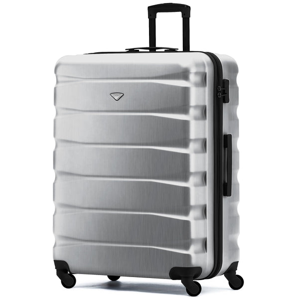 Flight Knight Set of 3 Lightweight 4 Wheel ABS Hard Case Suitcases Cabin & Hold Luggage Options Approved for Over 100 Airlines Including easyJet, British Airways, Ryanair, Jet2 & Many More